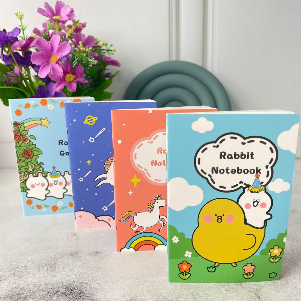 

Diary Buku Kertas Bergaris Cover Motif Warna Warni Ukuran A7 11 x 8 cm - HX 814 BK 1046 - tulis notebook diari harian lucu unik warna warni memo kartun