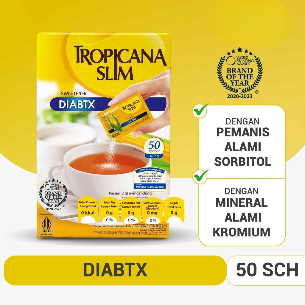

Tropicana Slim Sweetener Diabtx 50 Sachet - Pemanis untuk Diabetesi
