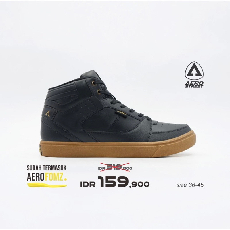 Aerostreet sepatu pria laki-laki