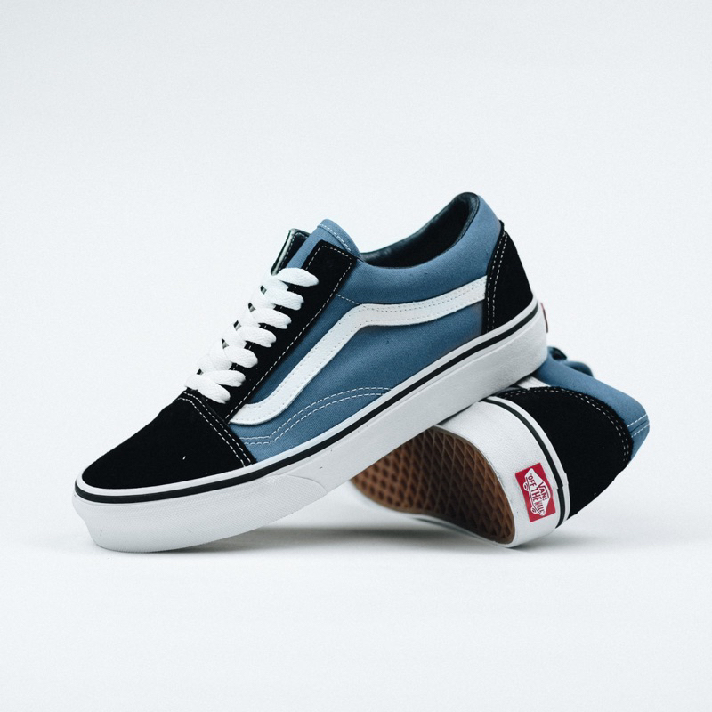 Vans Oldskool Classic Blue/Navy Original 100% / Vans Oldskool Original / Oldskool / Sepatu Oldskool 