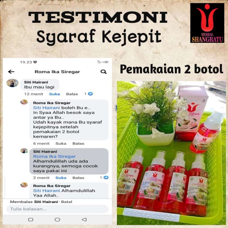 

herbal shangratu untuk saraf kejepit