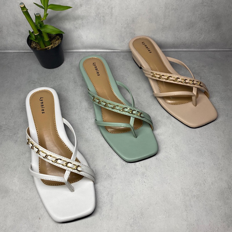 LYNNIES Sandal Heels Jepit Wanita Lynnies Kiyomi