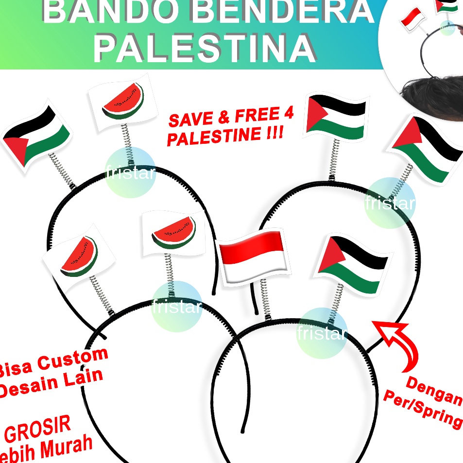 Palestina bando syal sorban atribut bendera kaos baju palestin palestine free shal hijab jilbab surb