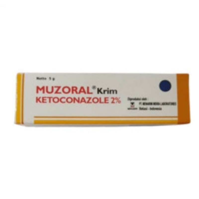 MUZORAL krim 5 gram anti jamur pada kulit
