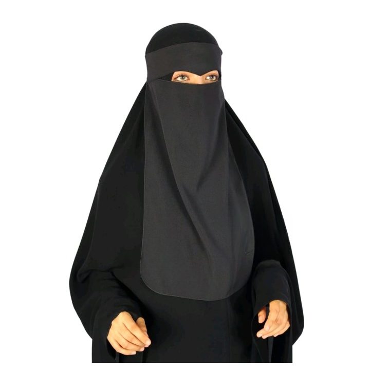 Niqab Bandana Eagle Karet Woolpeach Lux