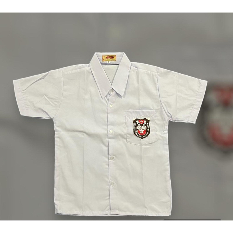 Seragam sekolah SD/Baju putih lengan pendek/kain oxford
