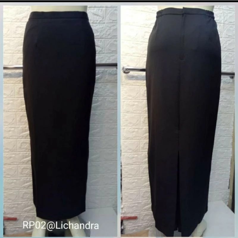 LICHANDRA ROK HITAM (MODEL SPAN & MODEL ROK A)/ LICHANDRA ROK HITAM,DONGKER,COKLAT/ ROK SPAN/ BAWAHA