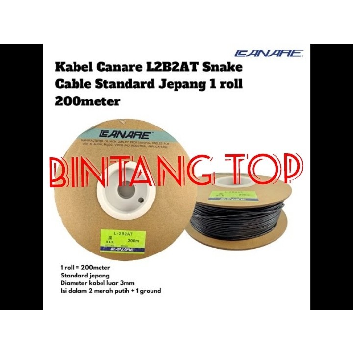 KABEL CANARE L-2B2AT ORIGINAL JAPAN 200 meter - KABEL CANARE L2B2AT