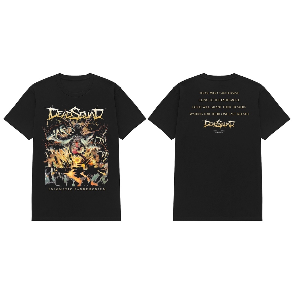 T-shirt Rockerstar Kaos Band Deadsquad Enigmatic Pandemonium