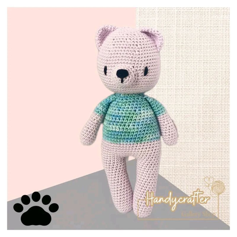 boneka rajut beruang