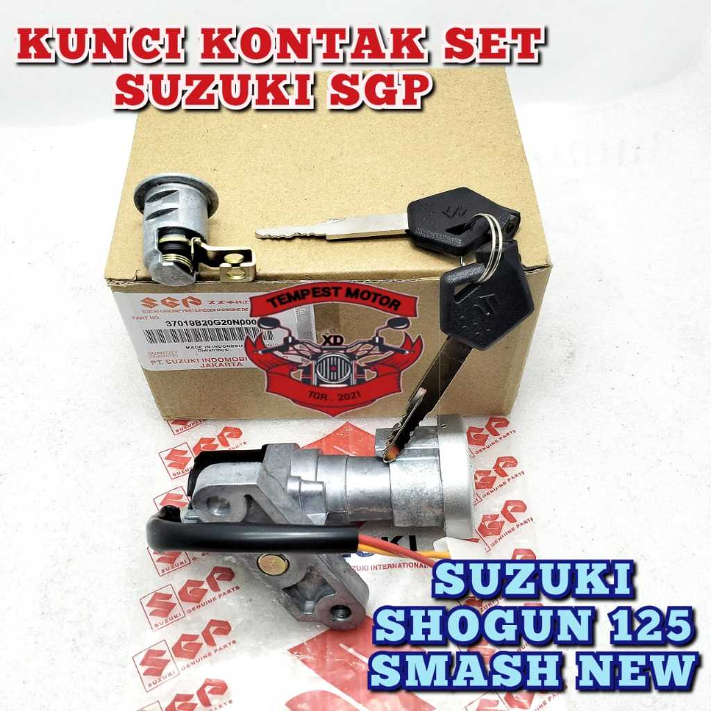 KUNCI KONTAK SET SMASH NEW KONCI KONTAK SMASH NEW KEYSET KEY SET SHOGUN 125 ORIGINAL SGP KEYSET SMAS