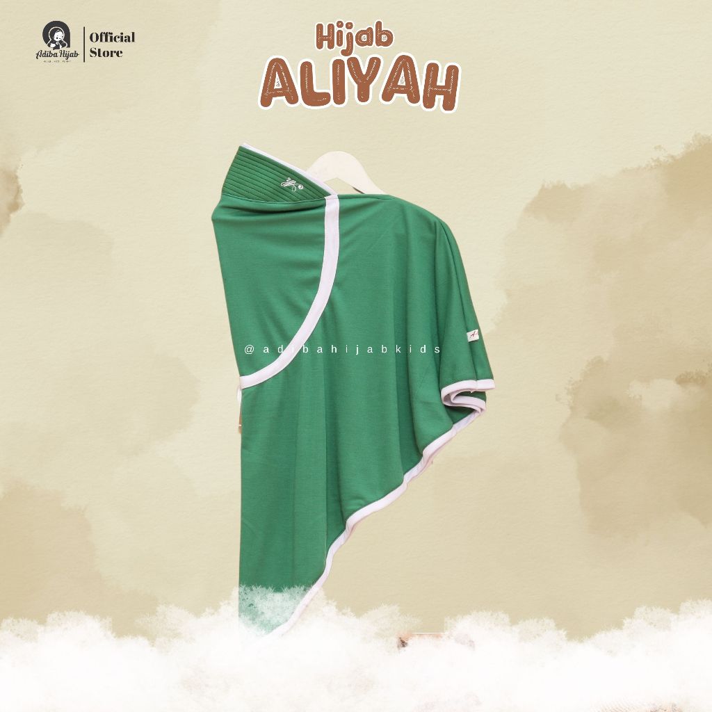 Adiba Hijab - Jilbab Kerudung Anak Sekolah Instan Serut Aliyah TK SD M L Image 4
