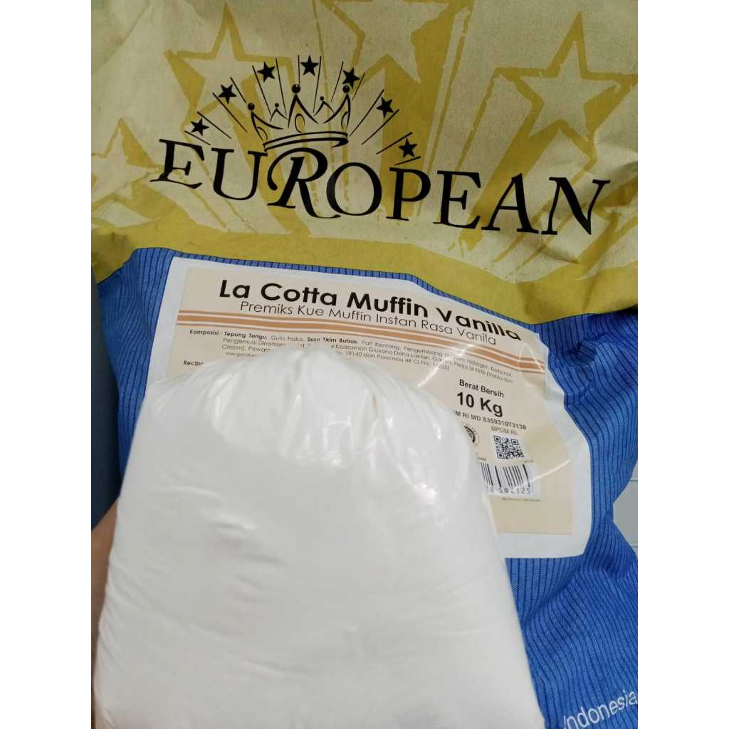 

EUROPEAN LA COTTA MUFFIN VANILLA PREMIX REPACK 1 KG