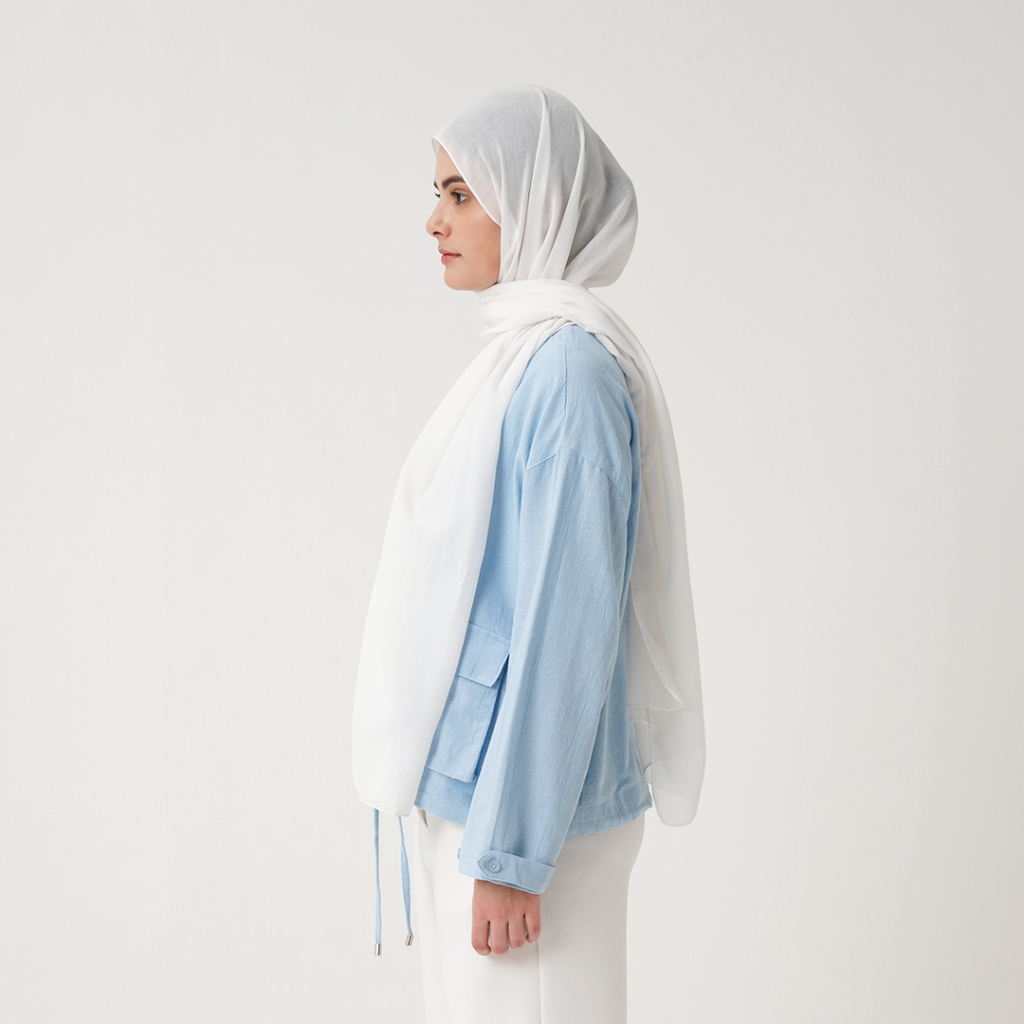 Queensland Outer  Wanita Lengan Panjang LIN000336Q Light Blue