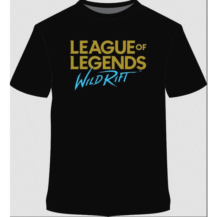 . TSHIRT LEAGUE OF LEGENDS WILDRIFT dengan Nama Kode Gratis