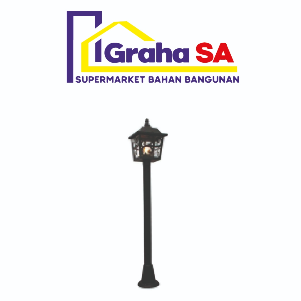 LUMINA LAMPU TAMAN JM 04 BK