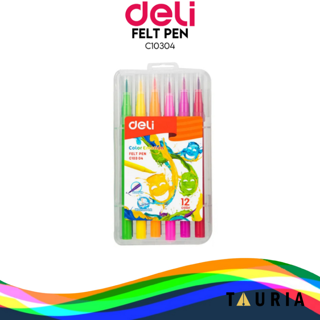 

Deli Spidol 12 Warna 8.0mm dengan Ujung Tip C10304