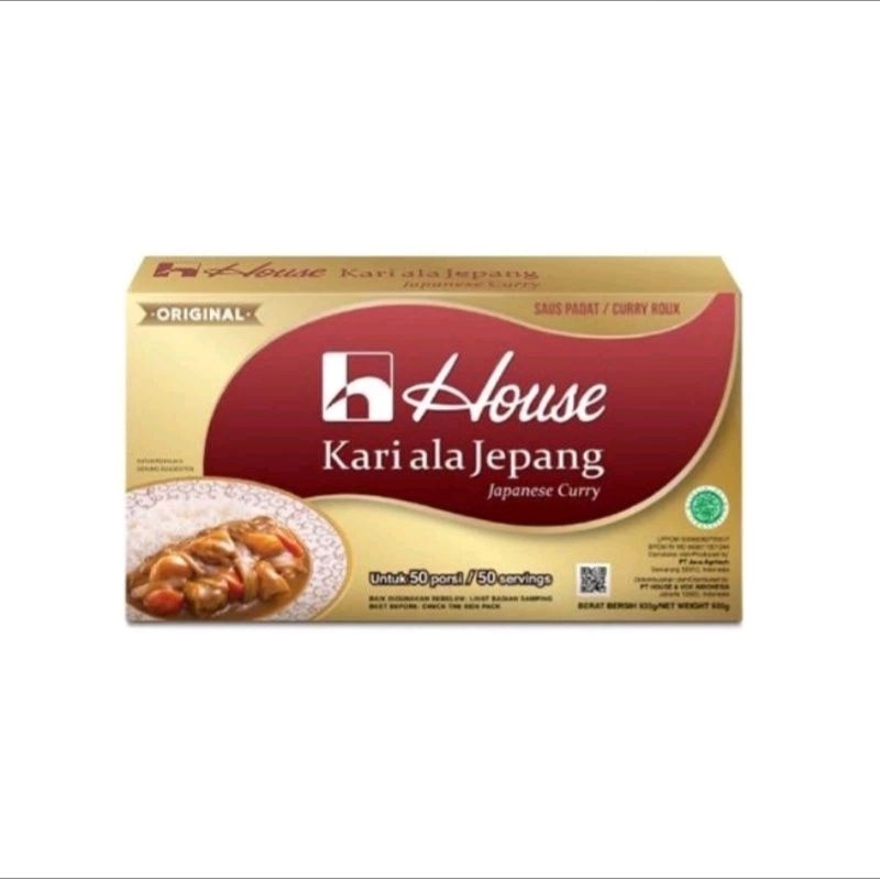 

House Japan Curry Original 300gr Halal | Bumbu Kari Ala Jepang 16 Porsi