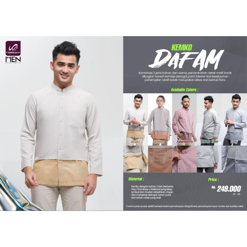 RABBANI - Kemeja Koko Pria Kemko Dafam