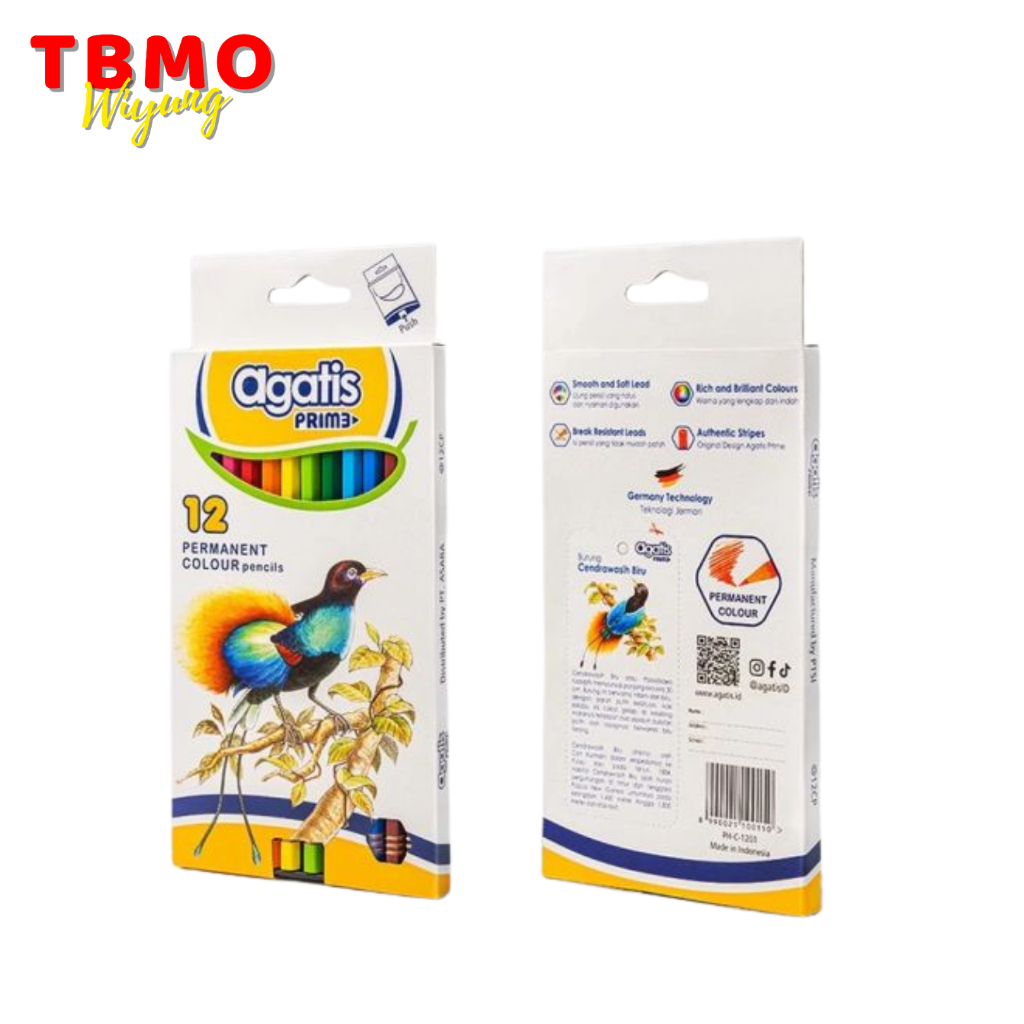

Pensil Warna Agatis Prime 12 Warna 111GPH-C-1201