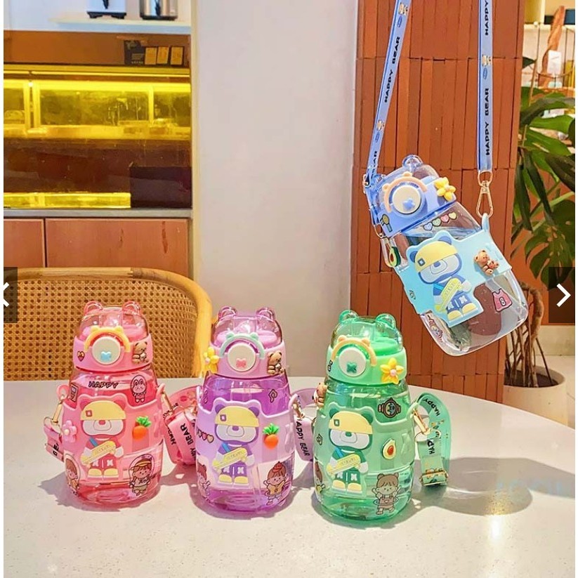 BOTOL MINUM ANAK LUCU KARAKTER BPA FREE //botol minum lucu /botol minum murah /botol minum bekal ana