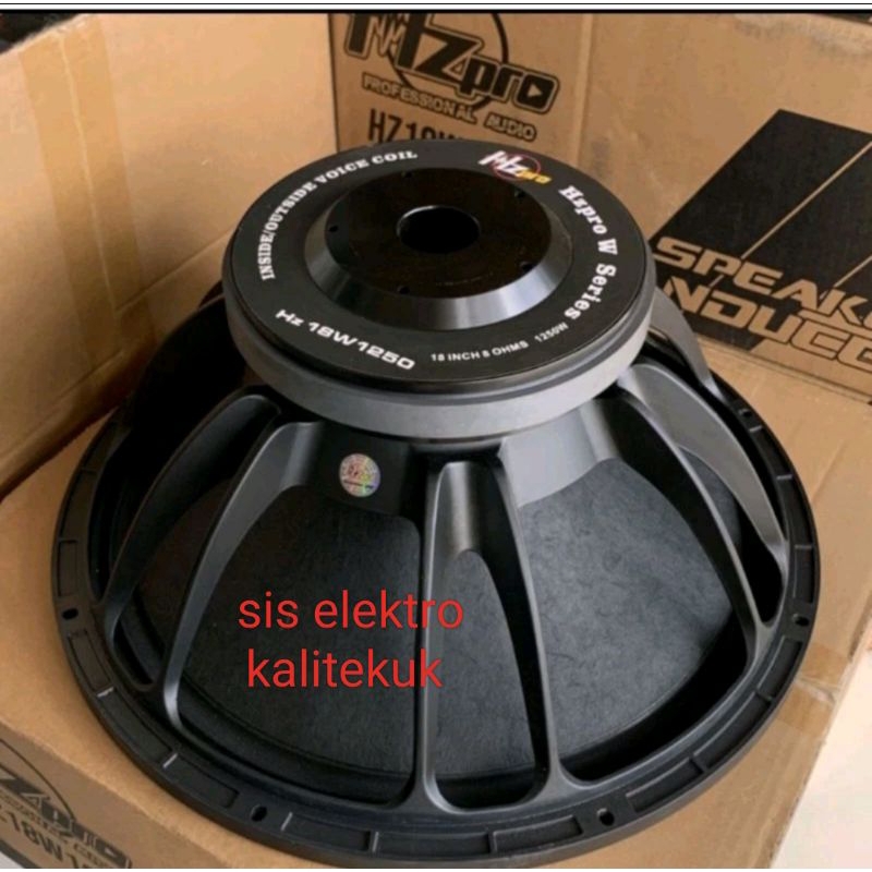 Speaker 18 Inch HZ PRO 18W1250