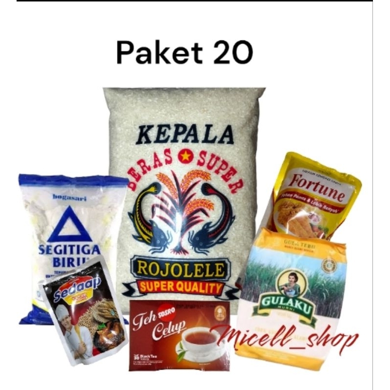 PAKET 20 PAKET SEMBAKO SUPER MURAH