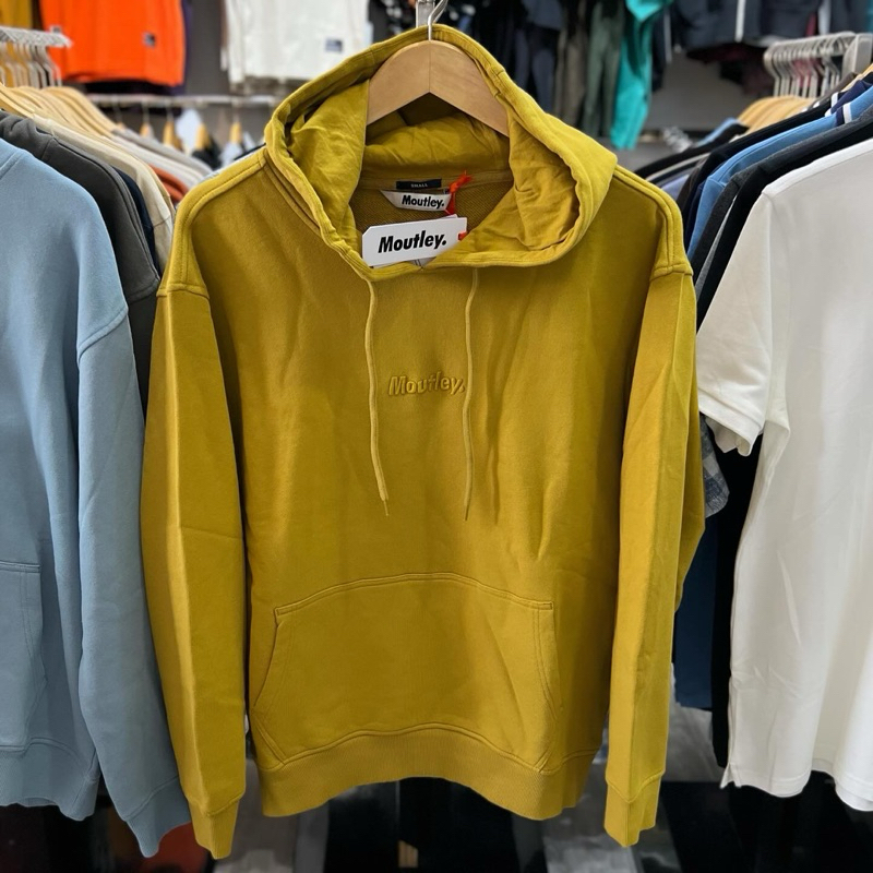 Hoodie Moutley Original Terbaru Simple Logo embordery