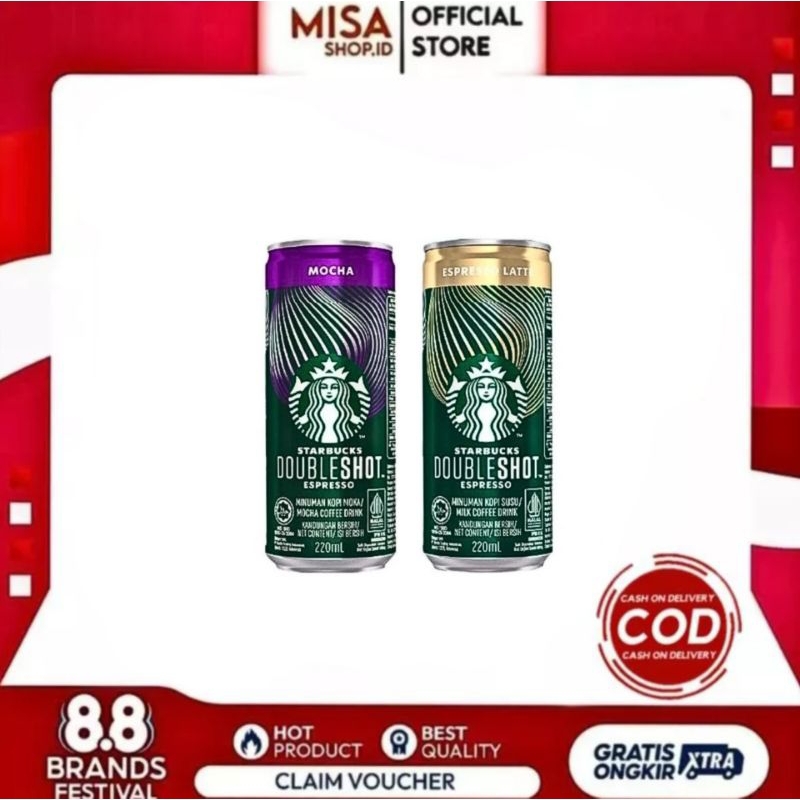 

BARU! STARBUCKS Double Shot Caramel Taste Mocha Doubleshot Espresso Latte Can 220 ml Kaleng minuman langsung star buck buk buka kopi rasa rasa