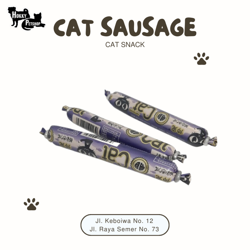 Sosis Kucing / Cemilan Kucing / Snack Kucing per pcs / Snack Anjing / Snack Hewan / Snack Kucing Mur