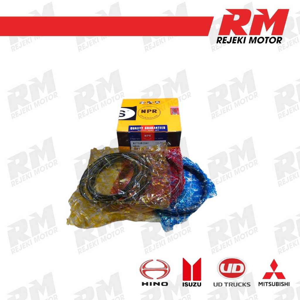 RING PISTON RING SEKER FUSO 6D16 FIGHTER NPR ORI JAPAN ASLI HARGA SET