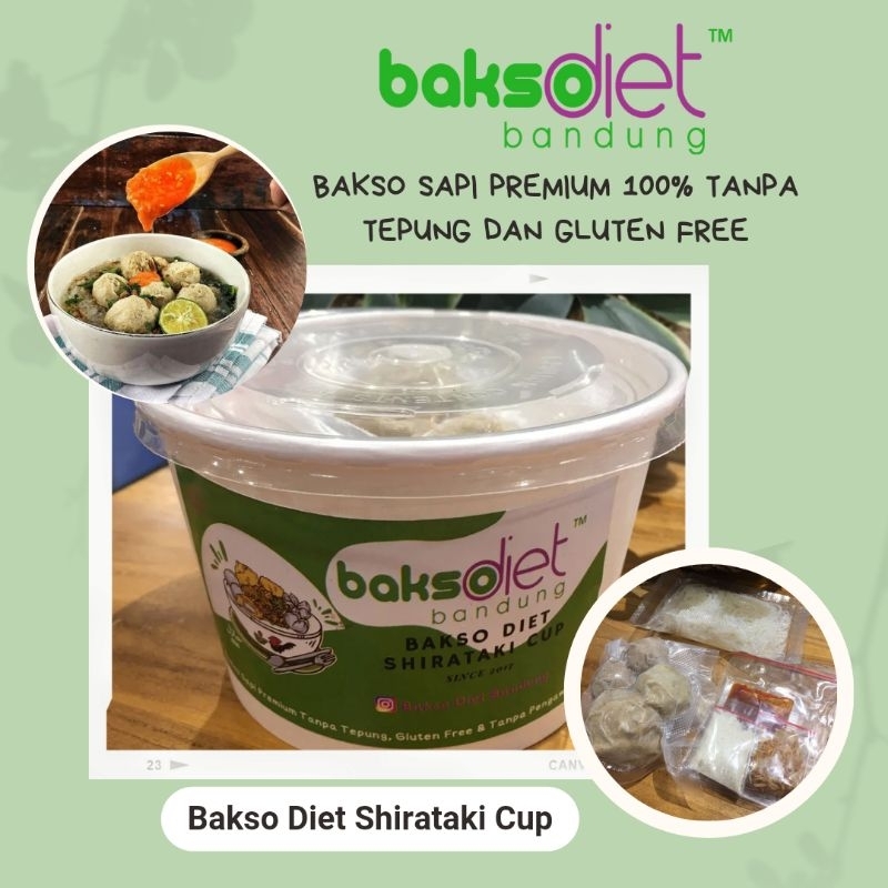 

Bakso Diet Shirataki Cup