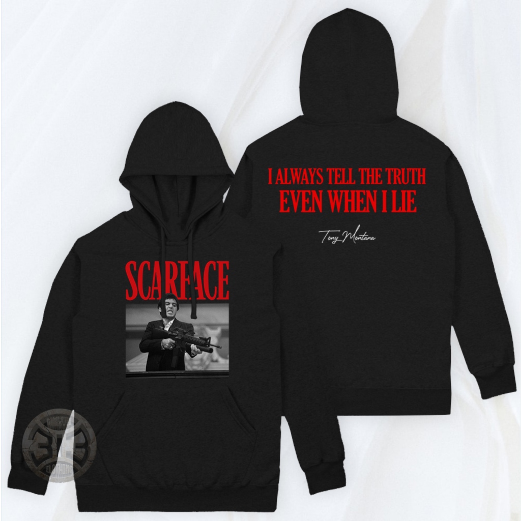 Hoodie Scarface Tony Montana Movie Jaket Film Scarface
