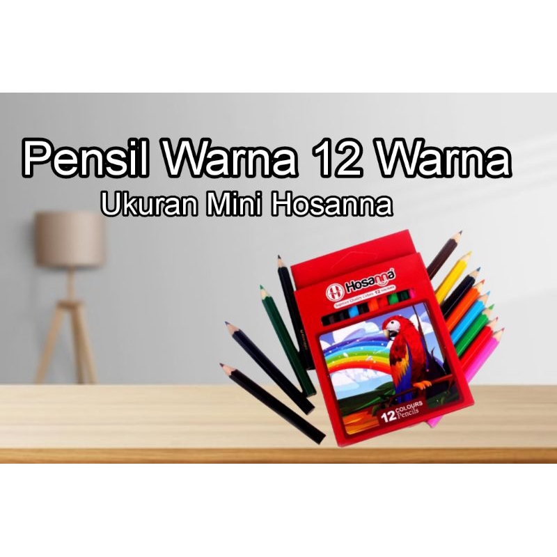 

Pensil Warna Eselon 12 Warna Pendek / Pensil Warna Berkualitas Hosanna