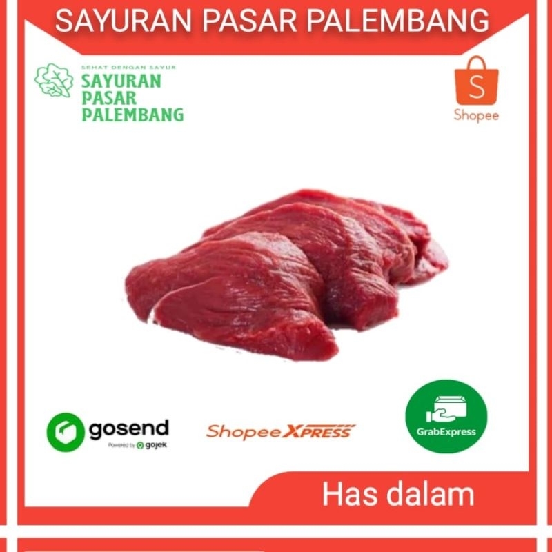 

Daging sapi Has dalam - Sayuran Pasar Palembang