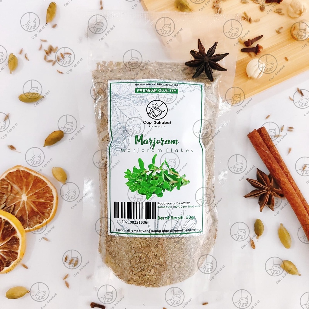 

50gr Marjoram / Marjoram Flakes / Rempah / JSR 100% PREMIUM QUALITY