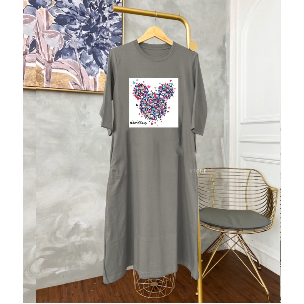 M88 - DRESS JUMBO WANITA MICKEY LOVE | JUMBO | JUMBO DRESS WANITA | DRESS MICKEY LOVE
