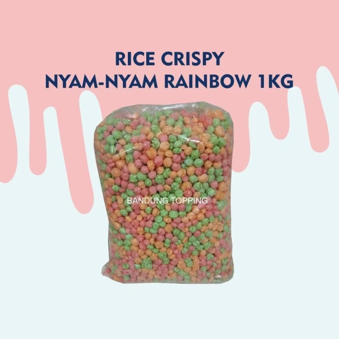 

Rice crispy warna 1KG / bola nyam-nyam termurah