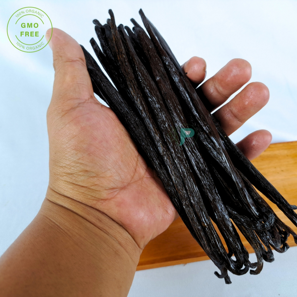 

Vanilla Beans Gourmet Planifolia grade S 20cm+ / Vanili Satu Batang S 20cm+