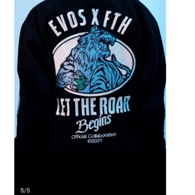 FTH x EVOS ESPORT "Let The Roar Begins" Work Jacket Ukuran (L)