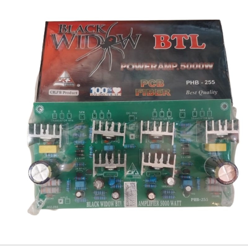 KIT BTL BLACK WIDOW POWER AMPLIFIER 5000W
