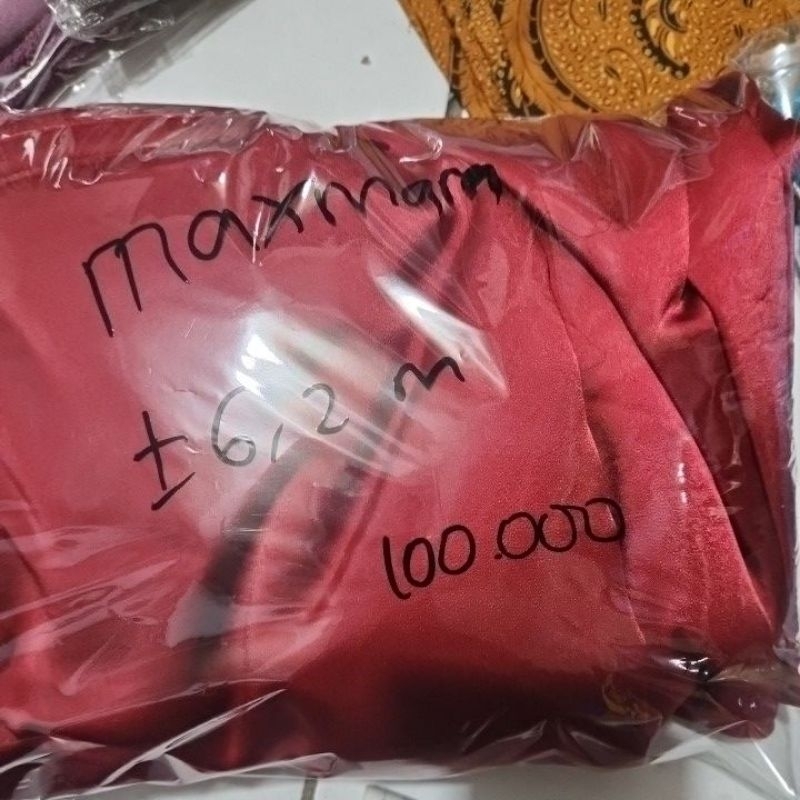 kain silk maxmara maroon
