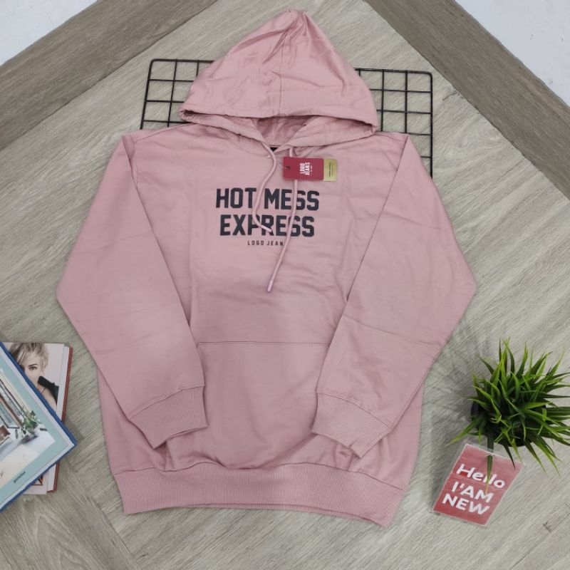 hoodie logo jeans wanita terbaru original