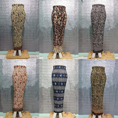 rok plisket batik / rok kebaya / rok plisket motif / rok kondangan / rok plisket batik bawahan kebay