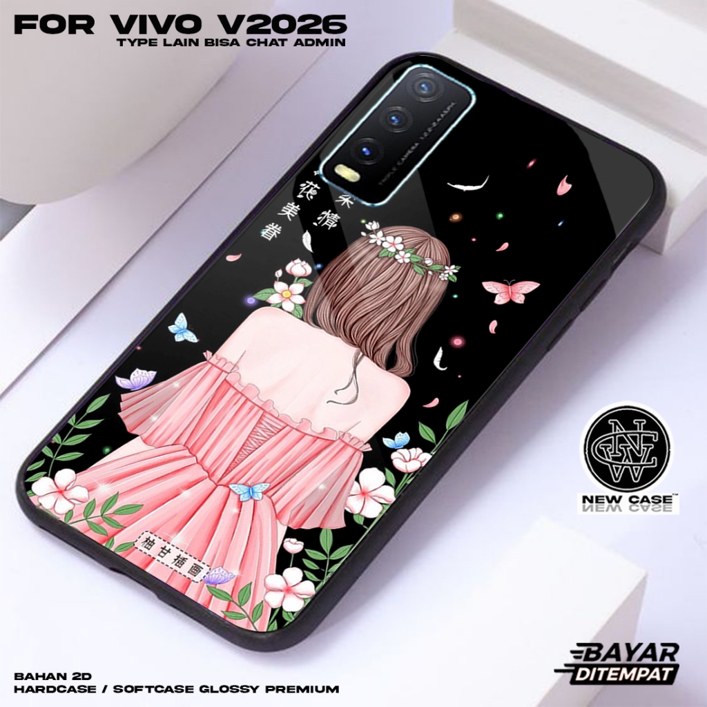 Case VIVO V2026 - Casing Hp Terbaru 2023 Newcase [ GAUN] Silikon Hp Mewah - Kesing Hp VIVO V2026 - C