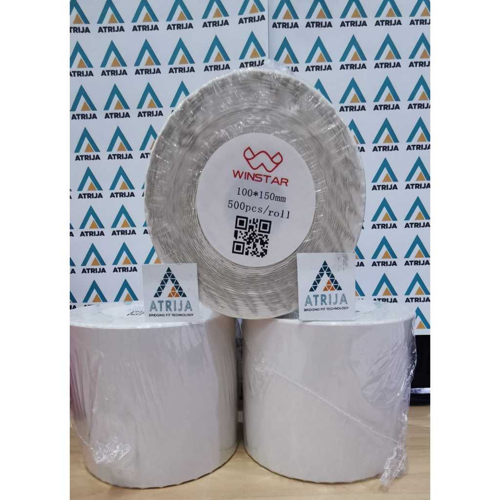 

Label Barcode 100 x 150 mm Kertas Sticker Thermal Resi 100x155mm