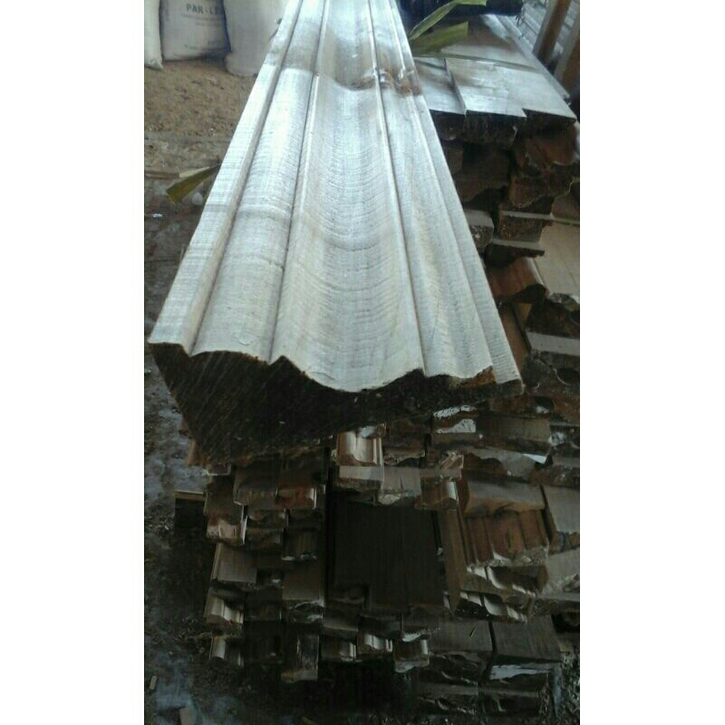 kayu lis plafon 10 cm