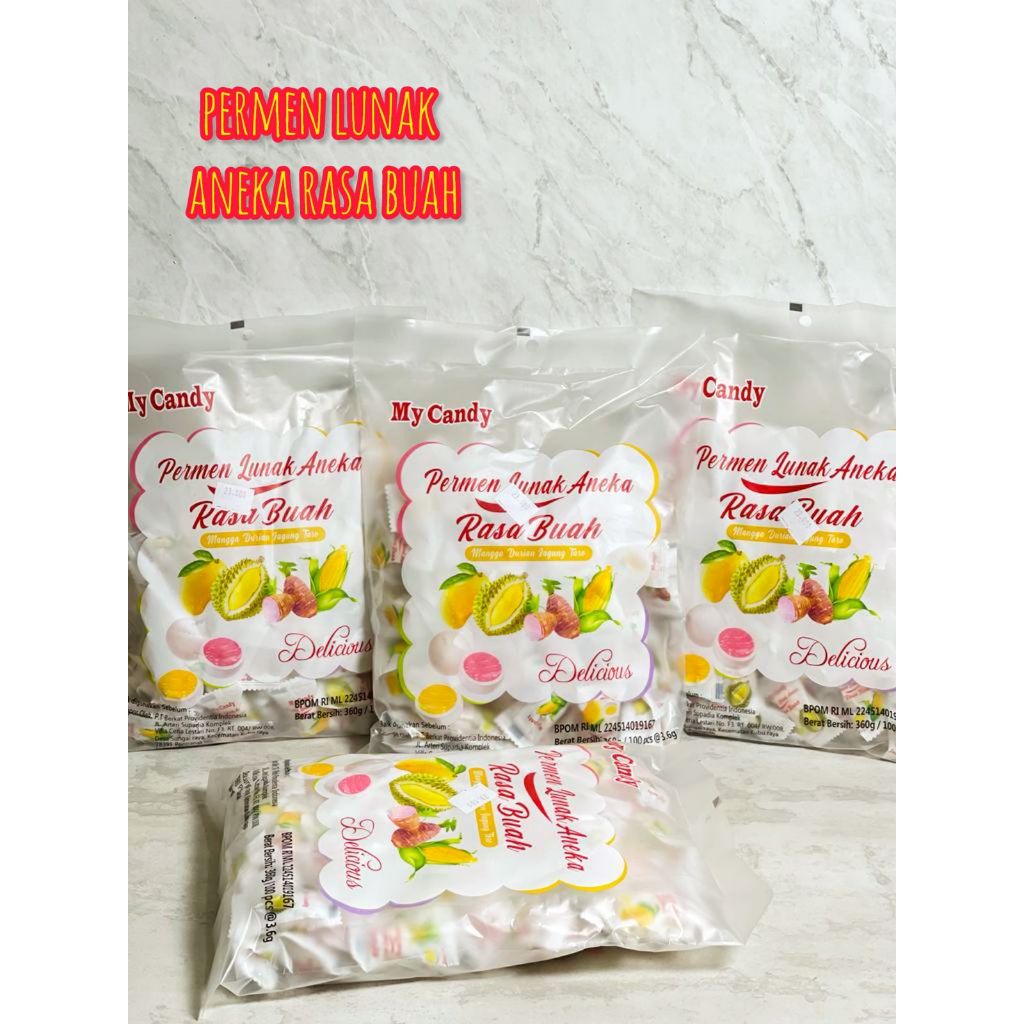 

Permen Lunak Aneka Rasa Buah