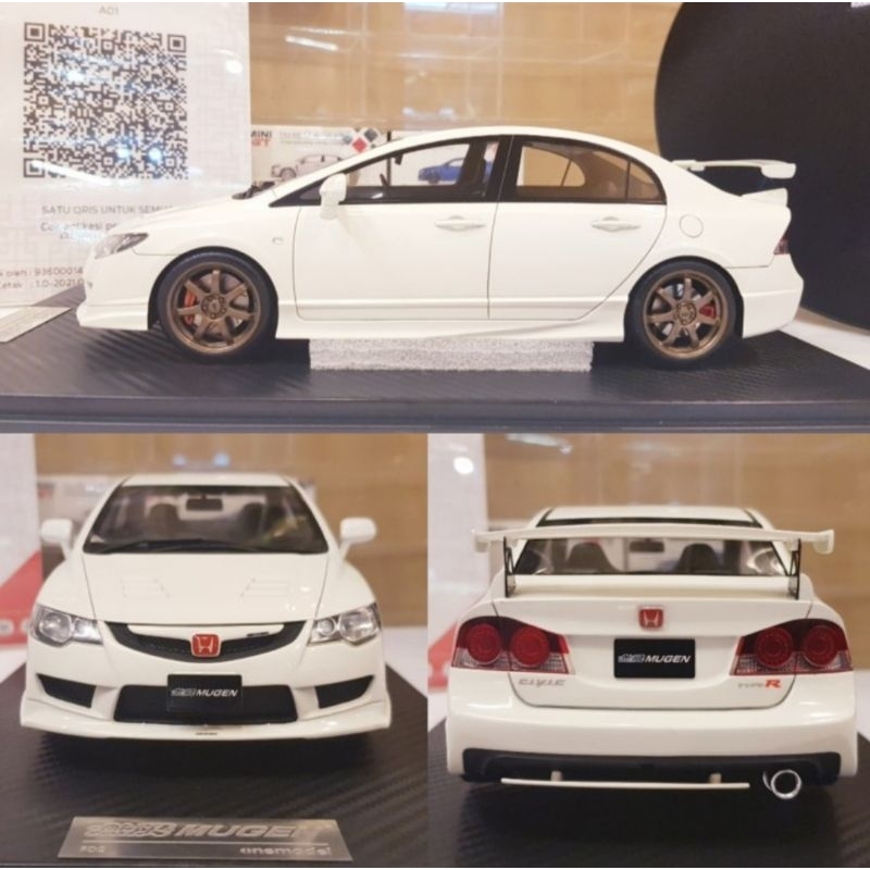 1:18 Onemodel, Honda Civic Type-R FD2 Mugen Late Version