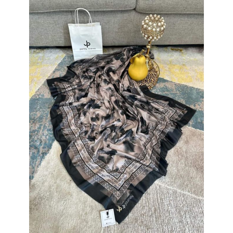 Hijab Journey Plat Terbaru/Nala Series Journey scraves/Hijab Segiempat voal